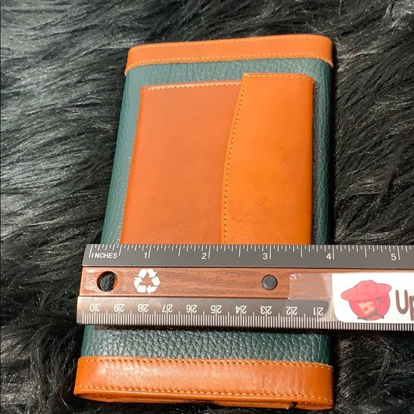 Dooney & Bourke AWL Check Book Wallet hunter green - Picture 11 of 12